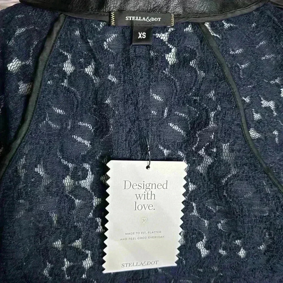 Stella  & Dot Lace Bomber - Picture 7 of 9